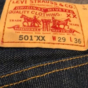 Levi’s 501xx 29 x 36